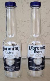 img 3 attached to 🧂 Corona Salt and Pepper Shakers - (1 Pair of 7oz Coronita Extra Bottles and Caps)