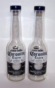 img 4 attached to 🧂 Corona Salt and Pepper Shakers - (1 Pair of 7oz Coronita Extra Bottles and Caps)