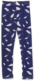 img 3 attached to Zumou Flower Stretch Leggings: Vibrant Girls' Clothing with Print Designs