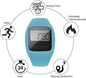 img 2 attached to BATAUU Pedometer Operation Accurate Distance Wellness & Relaxation