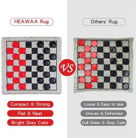 img 3 attached to 🏞️ Reversible Indoor Outdoor Family Checkers Set