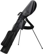 🏌️ lightweight black golf carry bag with convenient stand for optimal maneuverability logo