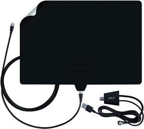img 4 attached to 📺 Antennas Direct ClearStream FLEX Amplified TV Antenna with 50+ Mile Range, UHF/VHF, Multi-Directional, Wall-Mountable Grip, USB In-Line Amplifier, 12 ft. Coaxial Cable, 4K Ready, Black/White/Paintable Design - FLEX+