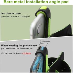 img 2 attached to 📱 Sinkry Cell Phone Armband: Secure Running Phone Holder for iPhone 11 Pro Max/X XR XS Max/8 Plus/7 Plus/6S Plus/6 Plus and More (Green)