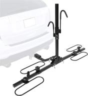 🚲 walmann 2 bikes hitch mount bike rack: a perfect platform style carrier for most cars, sedans, hatchbacks, and suvs with a 2" hitch receiver logo