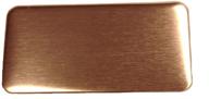 🔆 rmp stamping blanks: 1x2 inch copper rectangle with rounded corners - 10 pack (24 ga.) logo