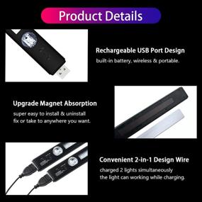 img 2 attached to 🚗 Rechargeable Wireless USB Car Star Light - LECART Car Interior Lights for Baby Kids Bedroom, House, Party, Celebration, Wedding, Camping - Universal