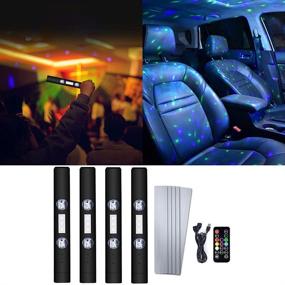 img 4 attached to 🚗 Rechargeable Wireless USB Car Star Light - LECART Car Interior Lights for Baby Kids Bedroom, House, Party, Celebration, Wedding, Camping - Universal