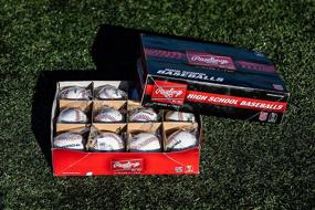 img 2 attached to ⚾ 12-Count High School Baseballs: Rawlings NFHS NOCSAE Game Balls with Raised Seam