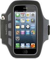 belkin ease-fit plus armband for iphone 5 / 5s / 5c / se (black) logo