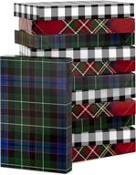🎁 hallmark plaid shirt box bundle (12 boxes, 3 designs) for christmas, hanukkah, birthdays & father's day logo