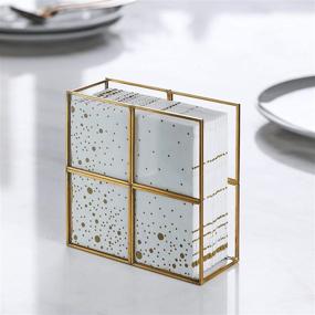 img 2 attached to 🏡 Convenient and Stylish Freestanding Paper Napkin Holder: A Must-Have for Every Home