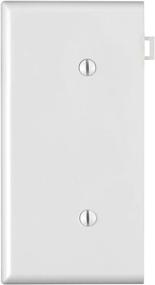 img 1 attached to 🔲 Leviton 1-Gang White Blank Sectional Wall Plate PSE14-W 905-Pse14-00W