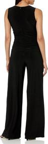 img 1 attached to Norma Kamali Sleeveless Shirred Jumpsuit Women's Clothing for Jumpsuits, Rompers & Overalls