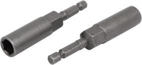 img 1 attached to Uxcell Length Hexagonal Socket Driver Industrial Power & Hand Tools
