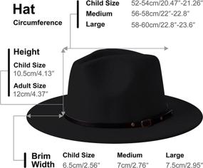 img 3 attached to 🎩 XINBONG Patchwork Fedora - Stylish Leather Boys' Hats & Caps - Accessories for Casual Wear