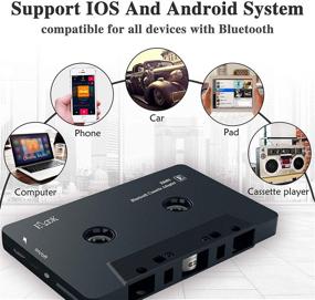 img 1 attached to Приемник адаптер Bluetooth кассетный проигрыватель портативное аудио и видео