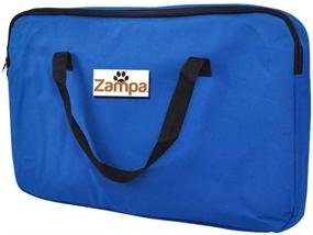 img 3 attached to 🐾 Zampa Portable Foldable Pet Playpen: Water Resistant Exercise Pen Kennel with Carrying Case - Perfect for Large Dogs, Small Puppies/Cats, Indoor/Outdoor Use