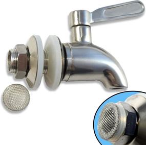 img 3 attached to 🚰 Premium Stainless Steel Beverage Dispenser Spigot Replacement