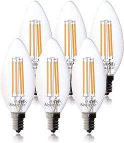 img 4 attached to 💡 Dazzling Dimmable Filament: Candelabra Bioluz LED Sheds Radiant Light