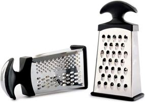 img 3 attached to Efficient and Compact Norpro Mini Grip-EZ Slim Grater: 3 Surfaces for Easy Finely Grated Delights – Silver