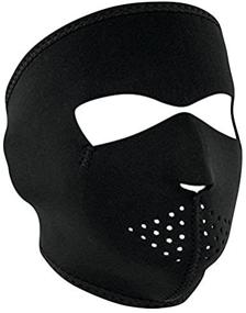 img 3 attached to 🏷️ Premium Black Neoprene Full Face Mask by Zanheadgear WNFM114