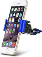 aduro u-grip phone car mount (air vent) swivel universal smartphone holder for your car (blue) logo