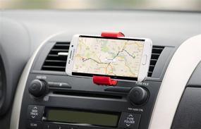 img 3 attached to Aduro U-Grip Phone Car Mount (Air Vent) Поворотный универсальный держатель смартфона для вашего автомобиля (синий)