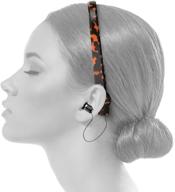 paww pw-2019ssx-ts bluetooth headband earbuds with microphone - silksoundx (tortoiseshell) logo