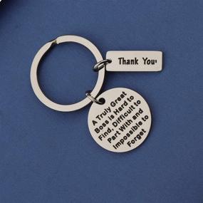 img 2 attached to 🎁 ENSIANTH Boss Gift: Celebrate an Unforgettable Boss with This Truly Great Keychain - Perfect Retirement or Thank You Gift