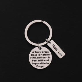 img 1 attached to 🎁 ENSIANTH Boss Gift: Celebrate an Unforgettable Boss with This Truly Great Keychain - Perfect Retirement or Thank You Gift