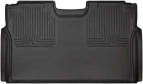 img 4 attached to Husky Liners 19371 Weatherbeater Black 2nd Seat Floor Liner: Compatible with 2015-2019 Ford F-150 SuperCrew & 2017-2019 Ford F-250/F-350 Super Duty Crew Cab (No factory storage box)