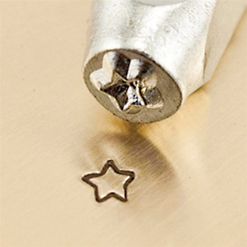 impressart 3mm star design stamp 로고