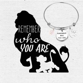 img 1 attached to 🎬 MAOFAED Inspirational Gift: The Movie Quote Bracelet - Personalized Daughter Birthday Gift for Her - Remembering Who You Are