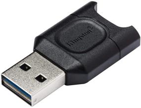 img 4 attached to Kingston MobileLite Plus USB 3.2 microSDHC/SDXC UHS-II Card Reader (MLPM): быстрая передача данных и универсальная совместимость