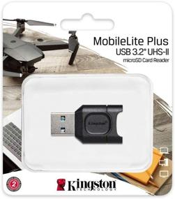 img 2 attached to Kingston MobileLite Plus USB 3.2 microSDHC/SDXC UHS-II Card Reader (MLPM): быстрая передача данных и универсальная совместимость