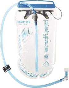 img 4 attached to 💦 Platypus Big Zip Water Reservoir for Hydration Backpacks, 2-Liter: EVO with Fast Flow Valve, Clear | Ultimate Hydration Solution