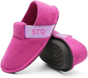 img 4 attached to STQ KIDS Slippers Non Slip Household Boys' Shoes for Slippers