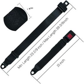 img 3 attached to Universal Seatbelt Adjustable Safety Suitable