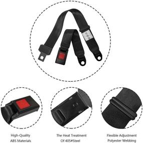 img 2 attached to Universal Seatbelt Adjustable Safety Suitable