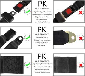 img 1 attached to Universal Seatbelt Adjustable Safety Suitable