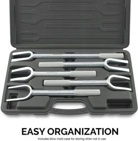 img 1 attached to 🔧 5-Piece Neiko 20687A Automotive Specialty Tool Set: Ball Joint Separator, Tie Rod End Remover, Pickle Fork