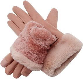 img 2 attached to 🧤 JUMISEE Touchscreen Weather Thermal Mittens: Optimized Girls' Accessories for Enhanced Online Visibility