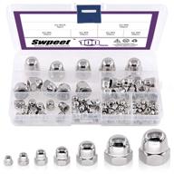 swpeet 100pcs stainless serrated assortment logo