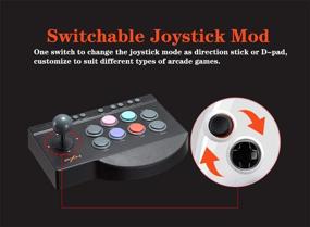 img 1 attached to 🕹️ PXN 0082 Arcade Stick PC Street Fighter: Ultimate Gaming Experience with Multi-Platform Compatibility