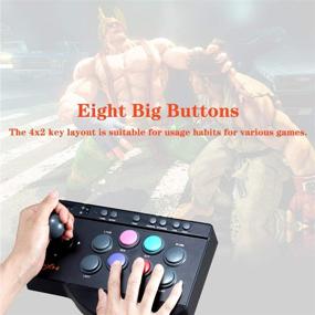 img 2 attached to 🕹️ PXN 0082 Arcade Stick PC Street Fighter: Ultimate Gaming Experience with Multi-Platform Compatibility