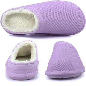 img 1 attached to 👣 Skywheel Women's and Men's Fur Lined Clogs: Waterproof, Breathable, Lightweight Slippers for Indoor and Outdoor Use