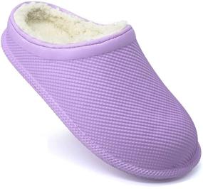img 4 attached to 👣 Skywheel Women's and Men's Fur Lined Clogs: Waterproof, Breathable, Lightweight Slippers for Indoor and Outdoor Use