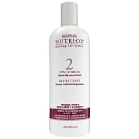 img 1 attached to 💆 Nutri-Ox Shampoo & Conditioner Set for Thin Hair, Ideal for Chemically Treated Hair (20 Ounce)