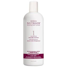 img 2 attached to 💆 Nutri-Ox Shampoo & Conditioner Set for Thin Hair, Ideal for Chemically Treated Hair (20 Ounce)